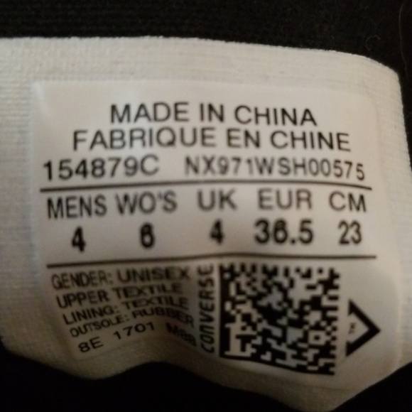 Converse All Star Rose Design Hi-Top Shoes - Picture 7 of 8